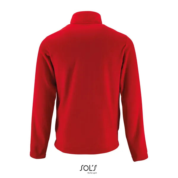 fleece jas polyester sols rood achterzijde 24l02093