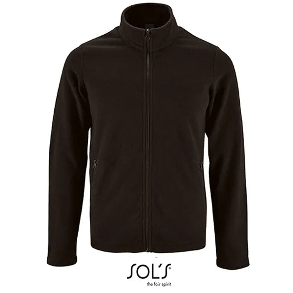 fleece jas polyester sols zwart  24l02093