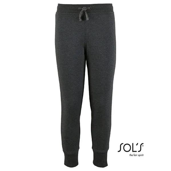 joggingbroek trainingsbroek sols charcoal voorzijde 24l02121 