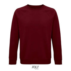 Unisex Space sweatshirt bio katoen met raglanmouwen - Bordeaux
