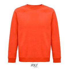Unisex Space sweatshirt bio katoen met raglanmouwen - Oranje