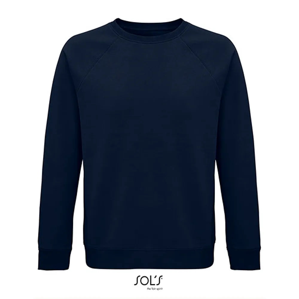 unisex space sweatshirt bio katoen french navy 24l03567