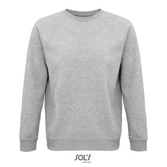Unisex Space sweatshirt bio katoen met raglanmouwen - Melange Grijs