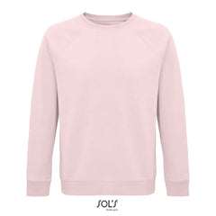 Unisex Space sweatshirt bio katoen met raglanmouwen - Pale Pink