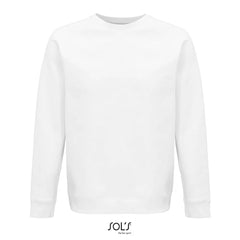 Unisex Space sweatshirt bio katoen met raglanmouwen - Wit