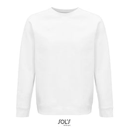 Unisex sweatshirt van biologisch katoen met raglanmouwen, Wit - 24L03567