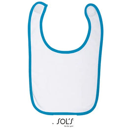slabbetjes bib babib sols wit aqua blue 24ll116