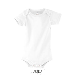 Baby rompertje van katoen – OEKO-TEX® en bedrukbaar - Wit