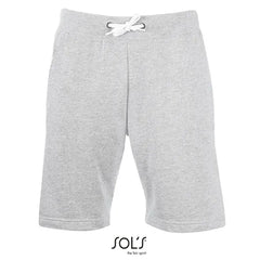 Joggingbroek Short van Sol's - Melange Grijs