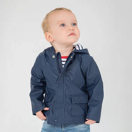 Regenjas voor kinderen van Larkwood sfeerbeeld, Marineblauw - 24LW035