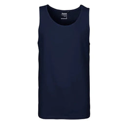 tanktop katoen neutral navy voorzijde 24ne61300