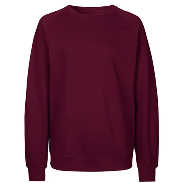  sweatshirt unisex neutral bordeaux voorzijde 24ne63001