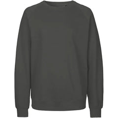 Neutral Organic Katoen Unisex Sweatshirt - Charcoal