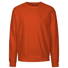 Neutral Organic Katoen Unisex Sweatshirt - Diep Oranje