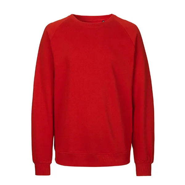 sweatshirt unisex neutral rood voorzijde 24ne63001