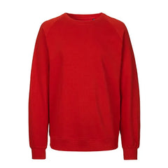 Neutral Organic Katoen Unisex Sweatshirt - Rood
