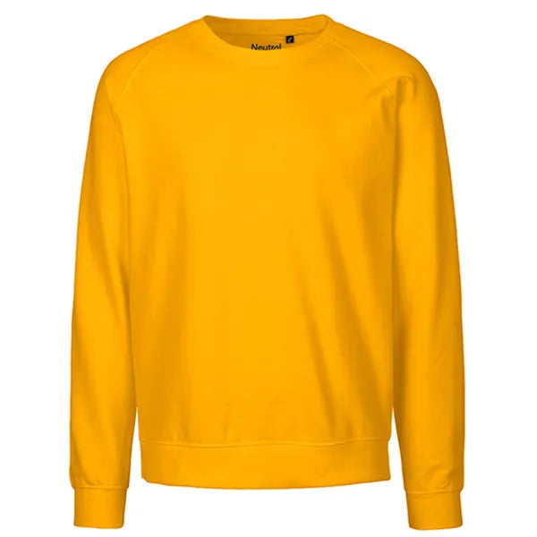 sweatshirt unisex neutral yellow voorzijde 24ne63001