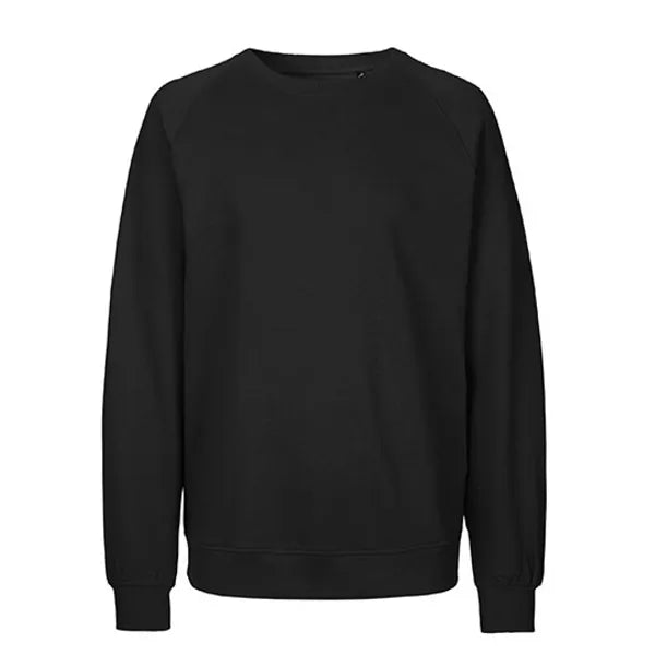 sweatshirt unisex neutral zwart voorzijde 24ne63001
