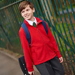 Fleece Jas voor Kinderen van Regatta Junior Rood