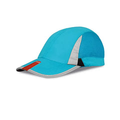 Cap in Jockeystijl met Mesh voor Sport en Ventilatie Azuurblauw
