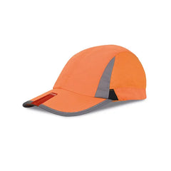 Cap in Jockeystijl met Mesh voor Sport en Ventilatie Oranje