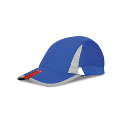 Cap in Jockeystijl met Mesh voor Sport en Ventilatie Kobaltblauw
