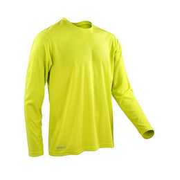 sportshirt quick dry spiro lime voorzijde 24rt254m