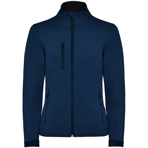 jas softshell slim fit roly navy voorzijde 24ry6437