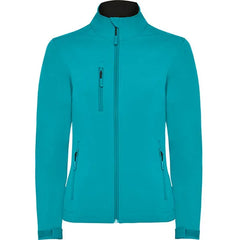 Slim-Fit Softshell Jas Roly Real Turquoise
