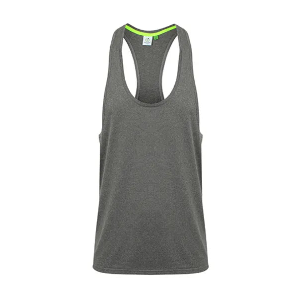 tanktop racerback tombo grijs voorzijde 24tl504