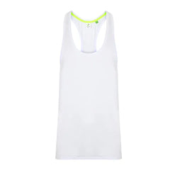 Tombo Racerback Tanktop: Klassiek Wit