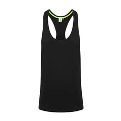 Tombo Racerback Tanktop: Klassiek Zwart