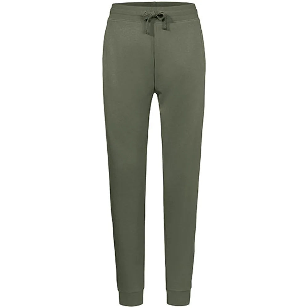 joggingbroek katoen russel  olive voorzijde 24z268m