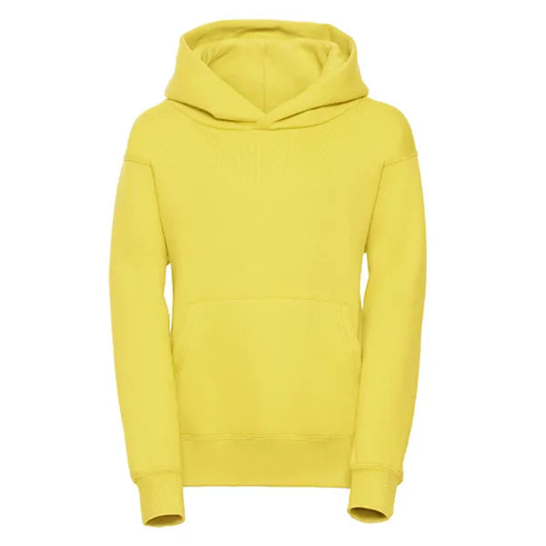 kids hooded sweatshirt russell geel voorzijde 24z575nk
