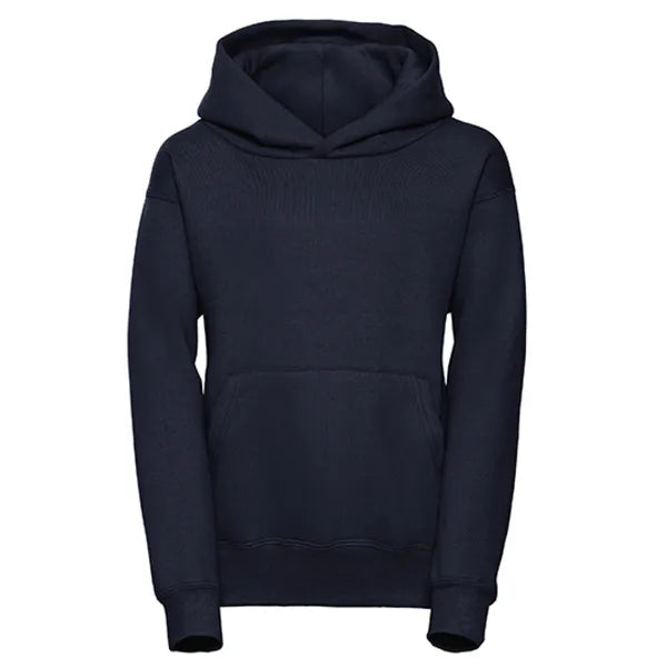 kids hooded sweatshirt russell navy voorzijde 24z575nk