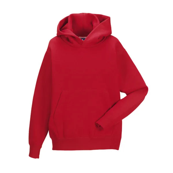kids hooded sweatshirt russell rood voorzijde 24z575nk