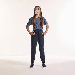 Joggingbroek voor kinderen van Russell sfeerbeeld, Marineblauw - 24Z750K