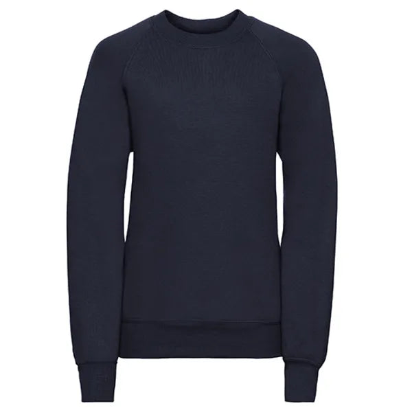 kids classic sweatshirt russell navy voorzijde 24z762k