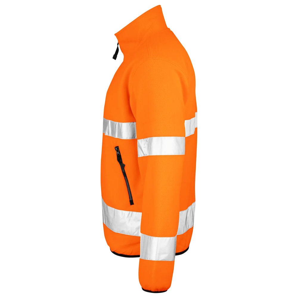 jacket fleece high visibility duimgaten oranje linkermouw 255502