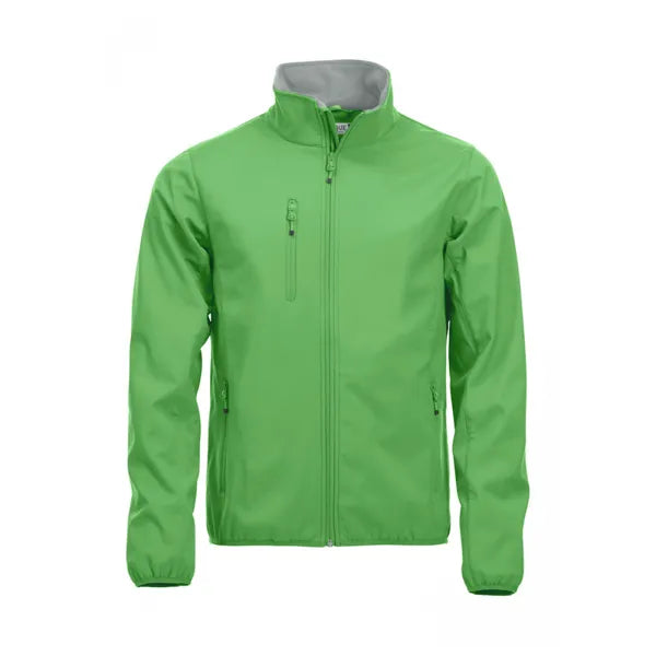 jacket softshell jas 3 laags heren appelgroen voorzijde 260200910