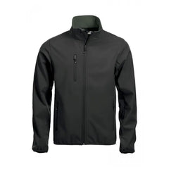 Basic 3-Laags Softshell Jas voor Heren Zwart
