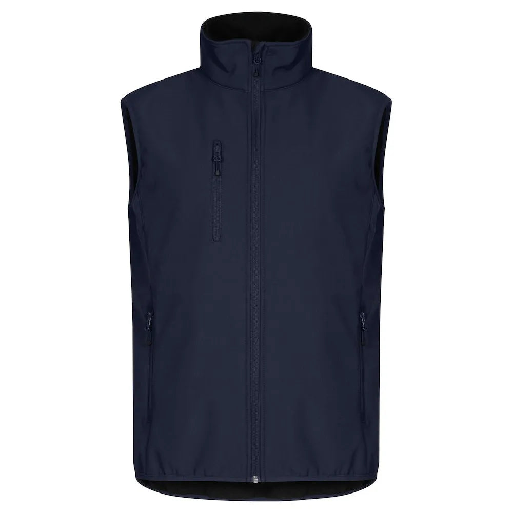Clique classic softshell bodywarmer, Donkermarineblauw - 260200911