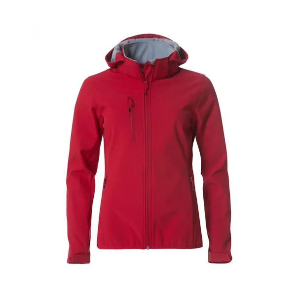 Softshelljas voor dames van Clique, Rood - 260200917