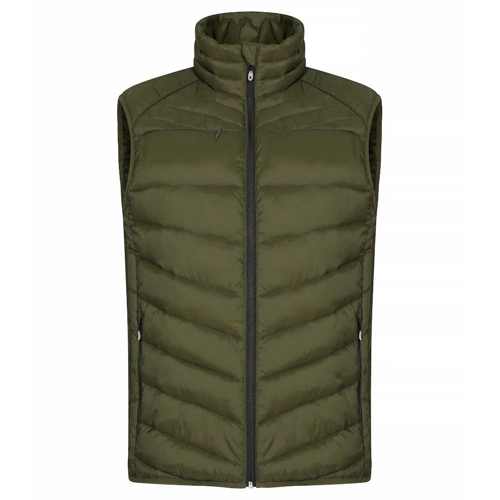 bodywarmer idaho vest clique groen voorzijde 260200974