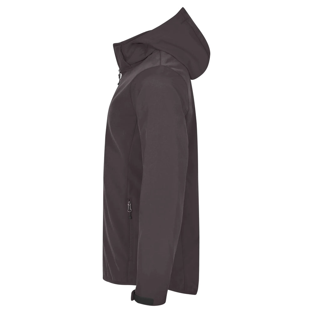 jack jas softshell capuchon heren darkgrey linkermouw 26020912