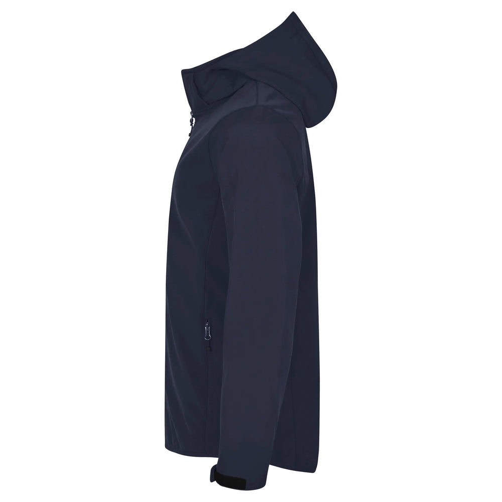 jack jas softshell capuchon heren darknavy linkermouw 26020912