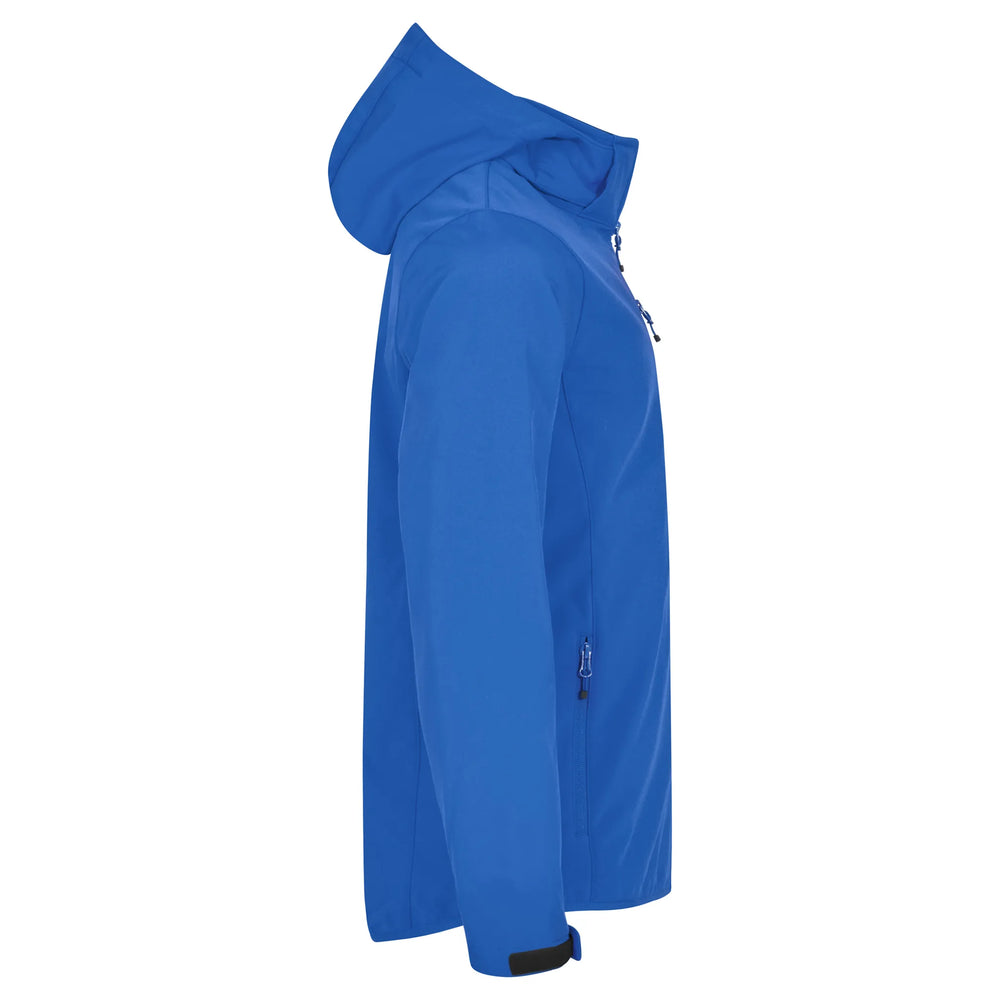 jack jas softshell capuchon heren royalblue rechtermouw 26020912