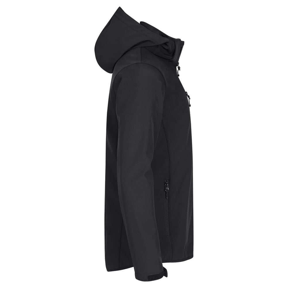 jack jas softshell capuchon heren zwart rechtermouw 26020912