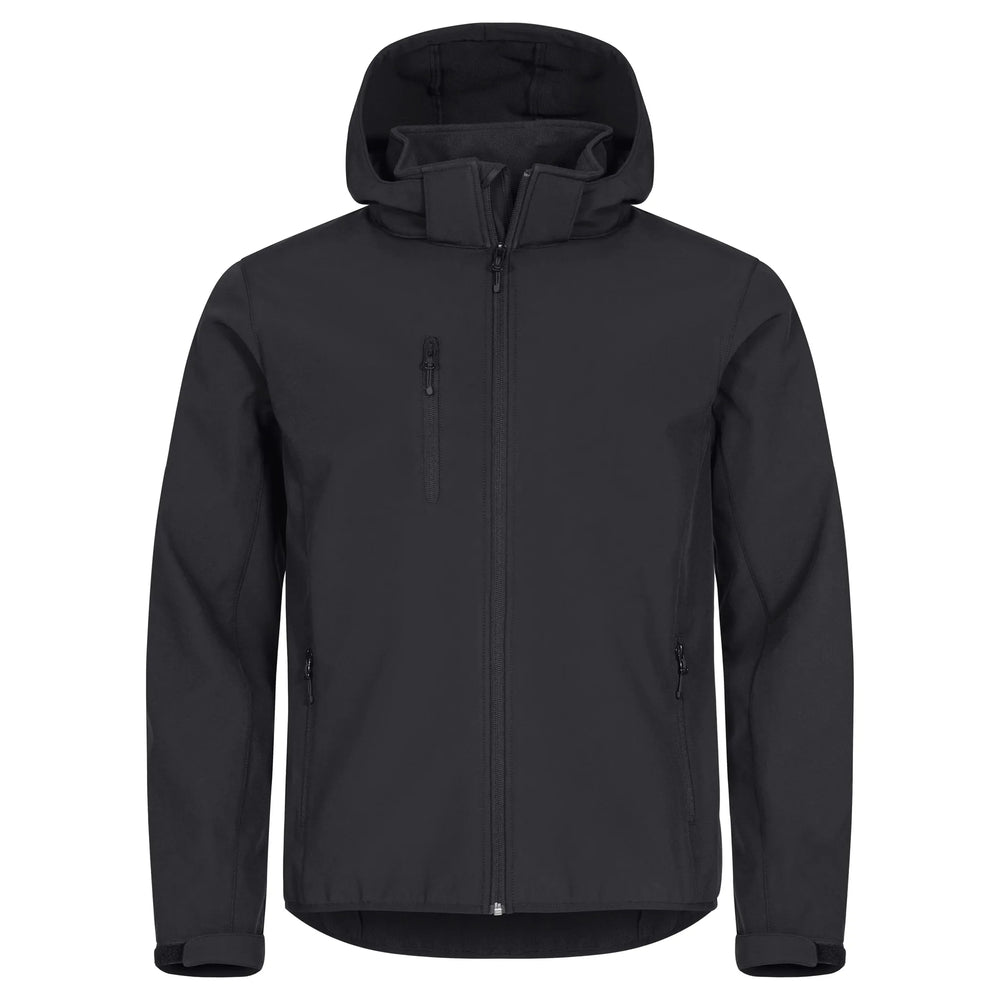 jack jas softshell capuchon heren zwart 26020912