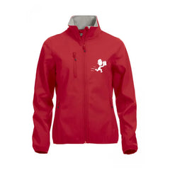 Dames Softshell Jas 3-Laags van Basic Rood